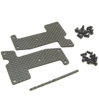 Answer RC "CS" Front Carbon Arm Stiffeners with 3.0mm screws