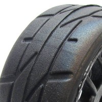 PMT Rally18 GT Tyres Medium Premounted Hard Carbon Wheel - 1pr