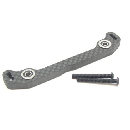 Answer RC CS Carbon 5mm JQ Black / Grey Edition Ackermann Plate