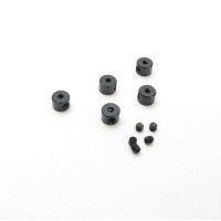 TWORK's Aluminum 2mm Bore Collar BLACK - 5pcs
