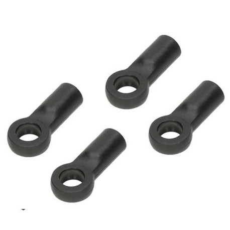 HB RACING Long Shock Rod End v2 - 4pcs