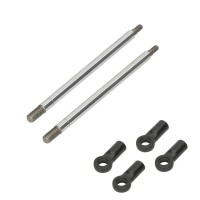 HB RACING D819 +5mm Rear Shock Shafts and Rod Ends