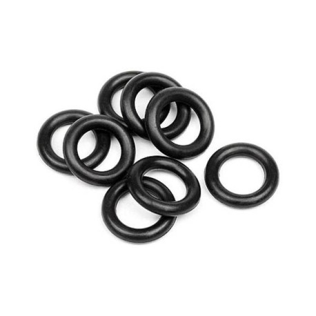 HB RACING O-Ring 6x9.5x2mm Black - 8pcs