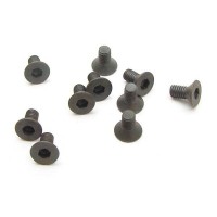 Carbon Steel Counter Sunk Screws M3x6mm 10pcs