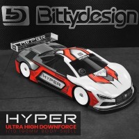 Bittydesign HYPER 190mm Clear TC bodyshell - Light