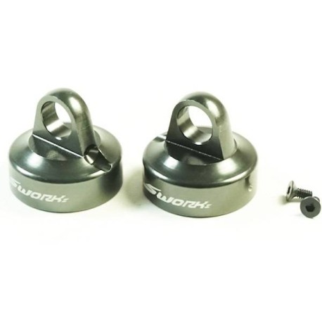 SWORKz S35-4 Series Emulsion/Bladder 2 Ways System Shock Cap - 2pcs