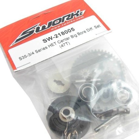 SWORKz S35-3/4 Series HET Complete Center Big Bore Diff. Set (47T)