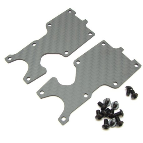 SWORKz S35-4 Rear Carbon Arm covers 1.5mm - 2pcs