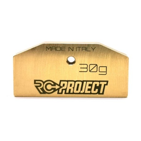 RC-Project Rear Chassis Weight 30g for HB Racing 819RS/819/817