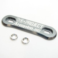 RC-Project One Piece Wing Button in Ergal 7075 T6 - GREY - ANSWER-RC logo