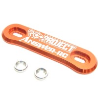 RC-Project One Piece Wing Button in Ergal 7075 T6 - ORANGE - ANSWER-RC logo
