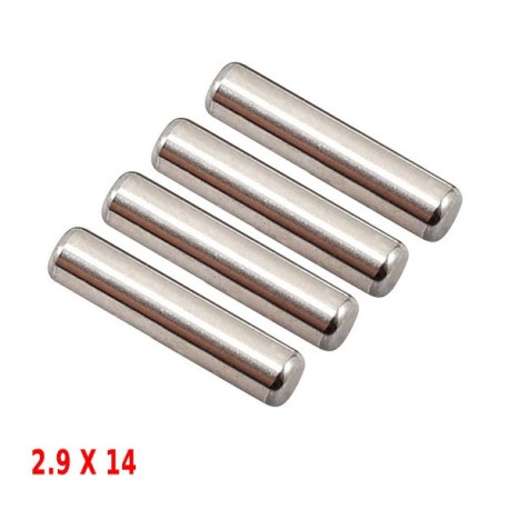 Answer-RC Hardened Steel Pins 2.9 x 14mm Kyosho 1/8 - 4 pcs