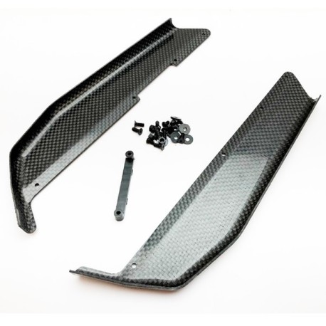 Answer-RC Carbon Kevlar Chassis Side Guards - TLR 8ightX