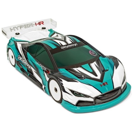 BD-TC-190HYPULT Bittydesign HYPER HR 190mm Clear TC bodyshell - ULTRA Light