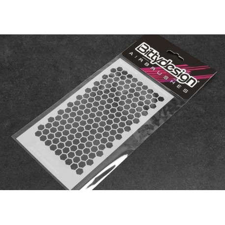 Bittydeisgn Vinyl stencil - Honeycomb V1 - Large