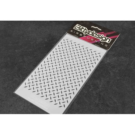 Bittydeisgn Vinyl stencil - Diamond Plate