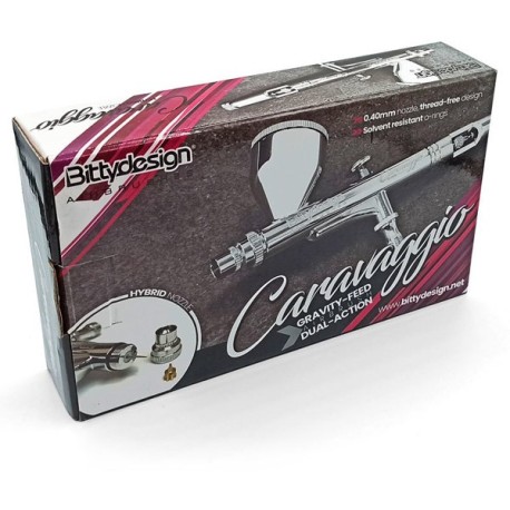 Bittydesign Caravaggio gravity-feed airbrush dual-action