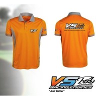 VS RACING Polo Shirt Orange-Grey - 2XLarge