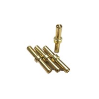 Maclan 4mm Double Ended Serial Bullet Connector (4 pcs)