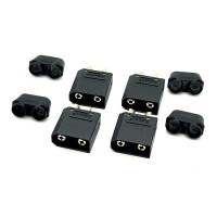 Maclan XT90 connectors (Black/ 4 Male)