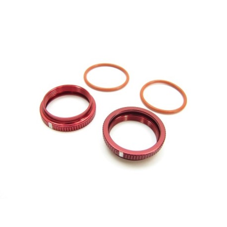 SWORKz S35 Series BBS System Shock Spring Adjust Nut (RED) - 2pcs