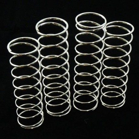 S-Workz S350 Shock Spring SET 1.5mm Super Soft (P0.8) Silver -4pcs