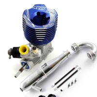 OS MAX 21XZ-B V2 .21 Buggy Engine w. 2135 Pipe set