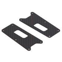 HB RACING D2 EVO Carbon Arm Cover (Front)