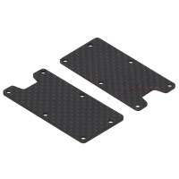 HB RACING D2 EVO Carbon Arm Cover (Rear)