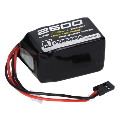 Performa LiPo Hump Receiver Pack 2600mah 7.4v