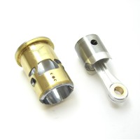 NOVA Complete Piston / Liner / Conrod Set .21 Off Road 5 Ports with DLC Gudgeon Pin