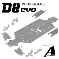 HB RACING D8 EVO PARTS Package Parts v2