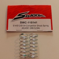 SWORKz 1/10 Competition Springs Front A-3 (45X1.2X8.0)(GN) -1pr