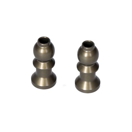 HB RACING Aluminium Flanged Ball (7 x 12.5mm) - 2Pcs