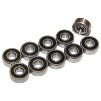 Answer-RC 3*8*3 "SP" Bearings 10pk Rubber Seal / Metal Shield.