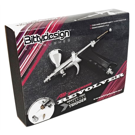 Bittydesign Revolver Gravity Fed Dual-Action Airbrush