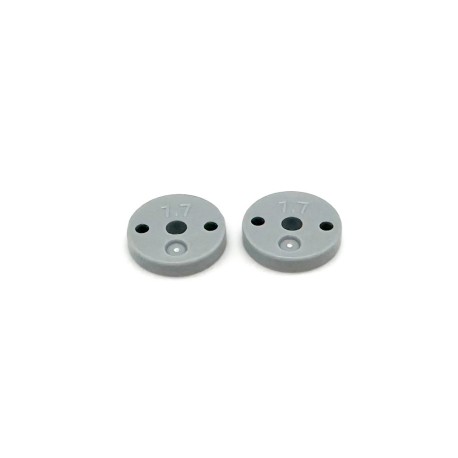 SWORKz 1/10 Pro-Shock Precision Plastic Shock Piston Flat Type (1.7X2Holes) - 2Pc