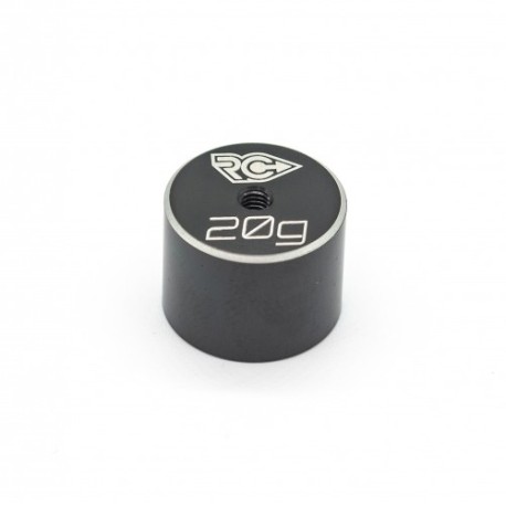 RC-Project Small Brass Black Weight - 20g - 1Pc