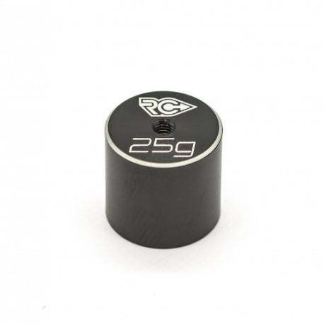 RC-Project Small Brass Black Weight - 25g - 1Pc