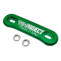 RC-Project One Piece Wing Button in Ergal 7075 T6 - Green