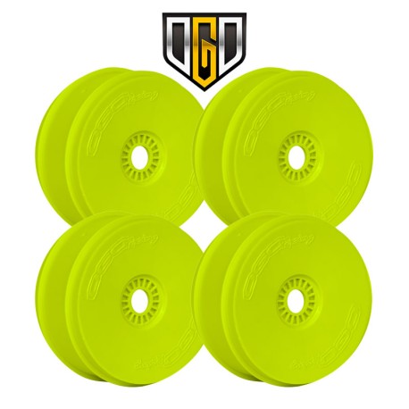 OGO 1/8th Buggy Yellow Wheels 4pcs V2