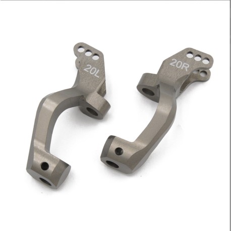 HB Racing D8/E8 WS Lightweight Caster Block Set (20 Degree)