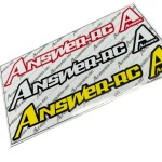 Answer-RC Decal Sheet 215mm x 115mm