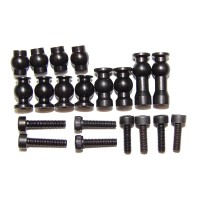 RC-Project Kit Balls "REVERSE" in Ergal 7075-T6 for HB Racing D8/E8 WS
