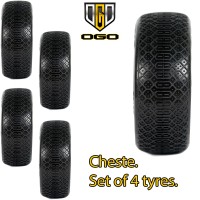 OGO 1/8th Buggy Cheste Tyres, 4Pcs