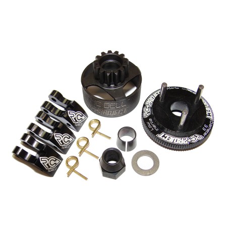 RC Project 3-Shoe Complete Clutch Set - (Aluminium - Light Weight)