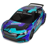 Bittydesign Skoda Fabia RS Rally2 1/10 190mm Hard Weight Clear Rally Body