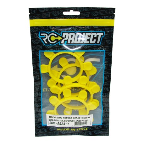 RC-Project Tyre Gluing Rubber Bands Reflex Blue 4pcs