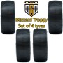 OGO 1/8 Truggy Blizzard Tyres - B1 Compound - Medium Soft (Red) - 4Pcs