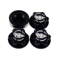 RC-Project Ultra-Lightweight Wheel Nuts - Fine Thread M12x1.0 (Black)